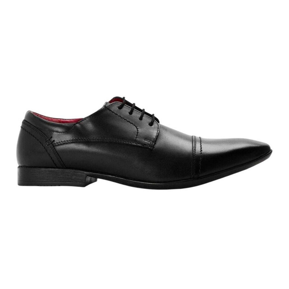 Lambretta Mens Plain Low Cut Sneakers / Black